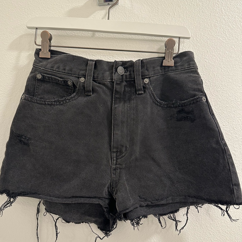 Madewell The Momjean Short light black  Wash Size 27